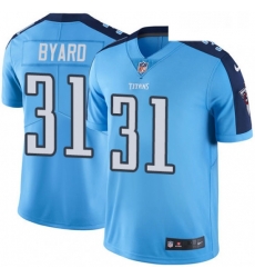 Mens Nike Tennessee Titans 31 Kevin Byard Limited Light Blue Rush Vapor Untouchable NFL Jersey