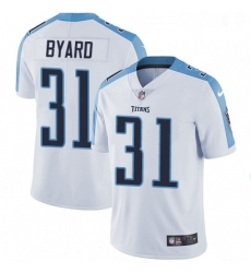 Mens Nike Tennessee Titans 31 Kevin Byard White Vapor Untouchable Limited Player NFL Jersey