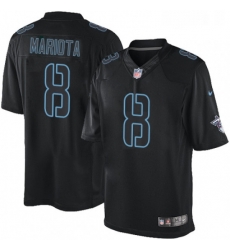 Mens Nike Tennessee Titans 8 Marcus Mariota Limited Black Impact NFL Jersey