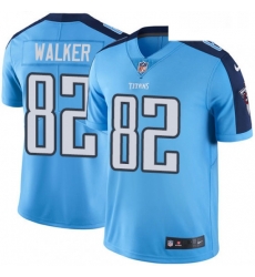 Mens Nike Tennessee Titans 82 Delanie Walker Limited Light Blue Rush Vapor Untouchable NFL Jersey