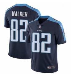 Mens Nike Tennessee Titans 82 Delanie Walker Navy Blue Alternate Vapor Untouchable Limited Player NFL Jersey