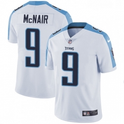 Mens Nike Tennessee Titans 9 Steve McNair White Vapor Untouchable Limited Player NFL Jersey