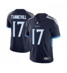 Mens Tennessee Titans 17 Ryan Tannehill Navy Blue Team Color Vapor Untouchable Limited Player Football Jersey