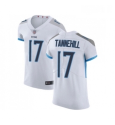 Mens Tennessee Titans 17 Ryan Tannehill White Vapor Untouchable Elite Player Football Jersey