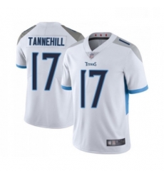 Mens Tennessee Titans 17 Ryan Tannehill White Vapor Untouchable Limited Player Football Jersey