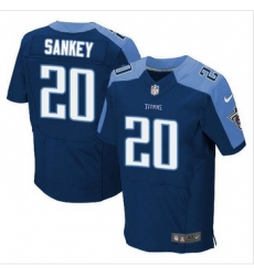 NEW Tennessee Titans #20 Bishop Sankey Navy Blue Alternate Mens Stitched NFL Elite Jersey
