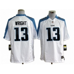 Nike Tennessee Titans 13 Kendall Wright white Game NFL Jersey