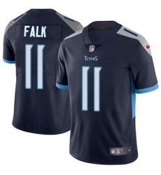 Nike Titans #11 Luke Falk Navy Blue Alternate Mens Stitched NFL Vapor Untouchable Limited Jersey