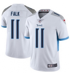 Nike Titans #11 Luke Falk White Mens Stitched NFL Vapor Untouchable Limited Jersey