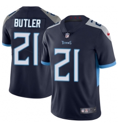 Nike Titans #21 Malcolm Butler Navy Blue Alternate Mens Stitched NFL Vapor Untouchable Limited Jersey