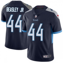 Nike Titans 44 Vic Beasley Jr Navy Blue Team Color Men Stitched NFL Vapor Untouchable Limited Jersey