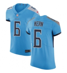 Nike Titans #6 Brett Kern Light Blue Team Color Mens Stitched NFL Vapor Untouchable Elite Jersey
