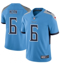 Nike Titans #6 Brett Kern Light Blue Team Color Mens Stitched NFL Vapor Untouchable Limited Jersey
