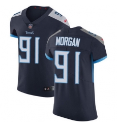 Nike Titans #91 Derrick Morgan Navy Blue Alternate Mens Stitched NFL Vapor Untouchable Elite Jersey