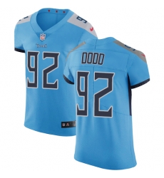 Nike Titans #92 Kevin Dodd Light Blue Team Color Mens Stitched NFL Vapor Untouchable Elite Jersey