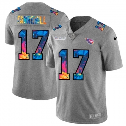 Tennessee Titans 17 Ryan Tannehill Men Nike Multi Color 2020 NFL Crucial Catch NFL Jersey Greyheather