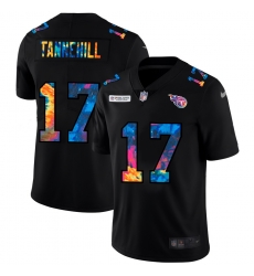 Tennessee Titans 17 Ryan Tannehill Men Nike Multi Color Black 2020 NFL Crucial Catch Vapor Untouchable Limited Jersey