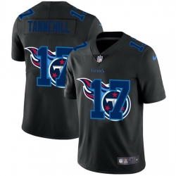 Tennessee Titans 17 Ryan Tannehill Men Nike Team Logo Dual Overlap Limited NFL Jersey Black