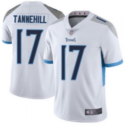 Titans 17 Ryan Tannehill White Men Stitched Football Vapor Untouchable Limited Jersey