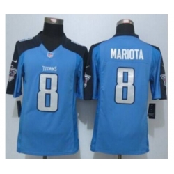 nike nfl jerseys tennessee titans 8 mariota lt.blue[nike limited][mariota]