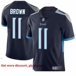 Titans 11 A J  Brown Navy Blue Team Color Youth Stitched Football Vapor Untouchable Limited Jersey