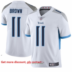 Titans 11 A J  Brown White Youth Stitched Football Vapor Untouchable Limited Jersey