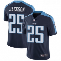 Youth Nike Tennessee Titans 25 Adoree Jackson Navy Blue Alternate Vapor Untouchable Limited Player NFL Jersey