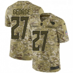 Youth Nike Tennessee Titans 27 Eddie George Limited Camo 2018 Salute to Service NFL Jersey
