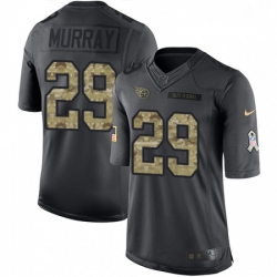 Youth Nike Tennessee Titans 29 DeMarco Murray Limited Black 2016 Salute to Service NFL Jersey