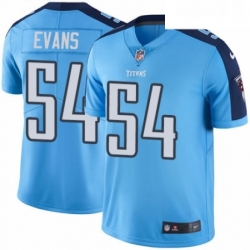 Youth Nike Tennessee Titans 54 Rashaan Evans Limited Light Blue Rush Vapor Untouchable NFL Jersey
