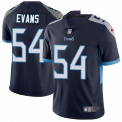 Youth Nike Tennessee Titans 54 Rashaan Evans Navy Blue Team Color Vapor Untouchable Elite Player NFL Jersey