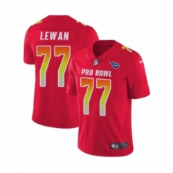 Youth Nike Tennessee Titans 77 Taylor Lewan Limited Red AFC 2019 Pro Bowl NFL Jersey
