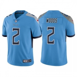 Youth Tennessee Titans 2 Robert Woods Blue Vapor Untouchable Limited Stitched Jersey