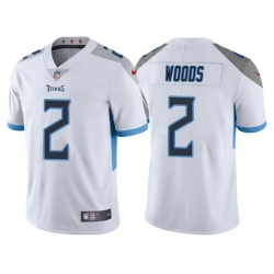 Youth Tennessee Titans 2 Robert Woods White Vapor Untouchable Limited Stitched Jersey