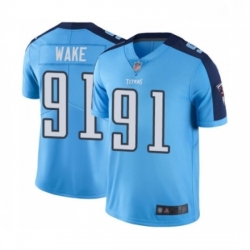 Youth Tennessee Titans 91 Cameron Wake Limited Light Blue Rush Vapor Untouchable Football Jersey