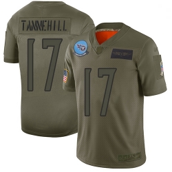 Youth Titans 17 Ryan Tannehil Camo Stitched Football Limited 2019 Salute to Service Jersey