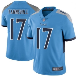 Youth Titans 17 Ryan Tannehil Light Blue Alternate Stitched Football Vapor Untouchable Limited Jersey