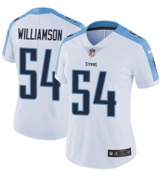 Nike Titans #54 Avery Williamson White Womens Stitched NFL Vapor Untouchable Limited Jersey