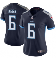 Nike Titans #6 Brett Kern Navy Blue Alternate Womens Stitched NFL Vapor Untouchable Limited Jersey