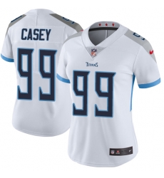 Nike Titans #99 Jurrell Casey White Womens Stitched NFL Vapor Untouchable Limited Jersey