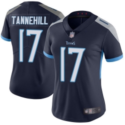 Women Titans 17 Ryan Tannehill Navy Blue Team Color Stitched Football Vapor Untouchable Limited Jersey