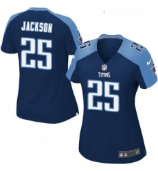 Womens Nike Tennessee Titans 25 Adoree Jackson Game Navy Blue Alternate NFL Jersey