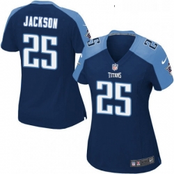 Womens Nike Tennessee Titans 25 Adoree Jackson Game Navy Blue Alternate NFL Jersey
