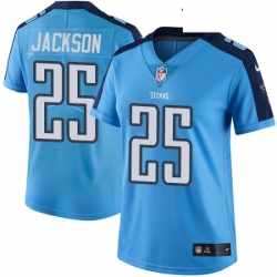 Womens Nike Tennessee Titans 25 Adoree Jackson Limited Light Blue Rush Vapor Untouchable NFL Jersey