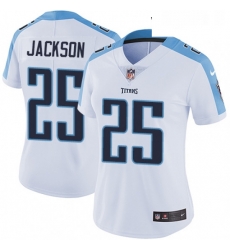 Womens Nike Tennessee Titans 25 Adoree Jackson White Vapor Untouchable Limited Player NFL Jersey