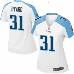 Womens Nike Tennessee Titans 31 Kevin Byard Game White NFL Jersey