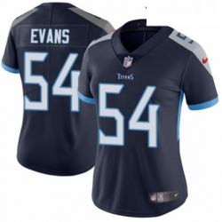 Womens Nike Tennessee Titans 54 Rashaan Evans Navy Blue Team Color Vapor Untouchable Limited Player NFL Jersey