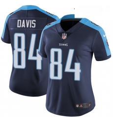 Womens Nike Tennessee Titans 84 Corey Davis Elite Navy Blue Alternate NFL Jersey