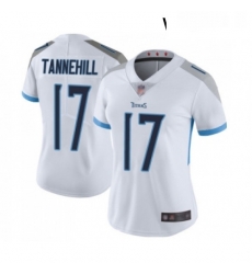 Womens Tennessee Titans 17 Ryan Tannehill White Vapor Untouchable Limited Player Football Jersey