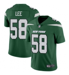 Jets #58 Darron Lee Green Team Color Men Stitched Football Vapor Untouchable Limited Jersey